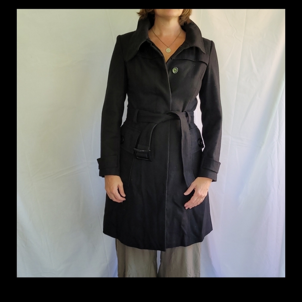 Dereon wool midlength coat